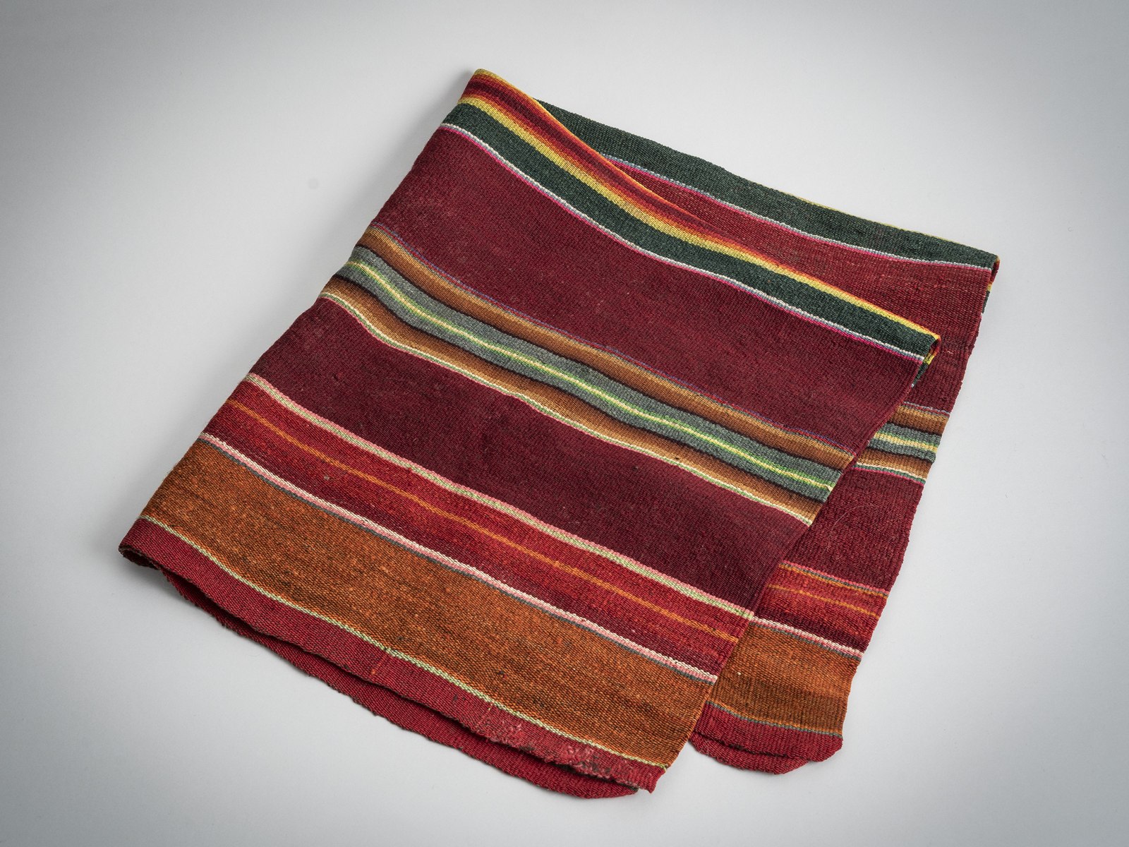 Awayo aymara tejido en telar de cintura, años 1970-1980